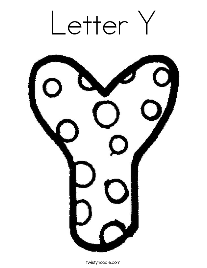 685x886 Letter Y Coloring Pages