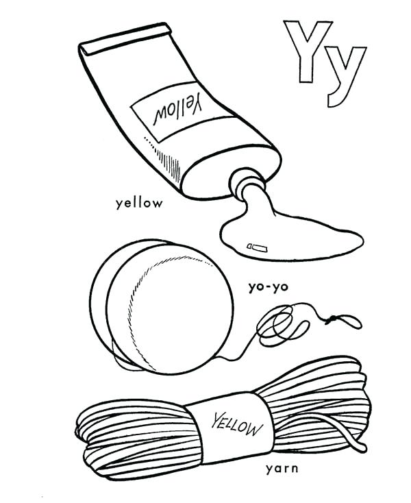 600x734 Y Coloring Pages Letter Y Coloring Page Bulk Color Coloring Pages