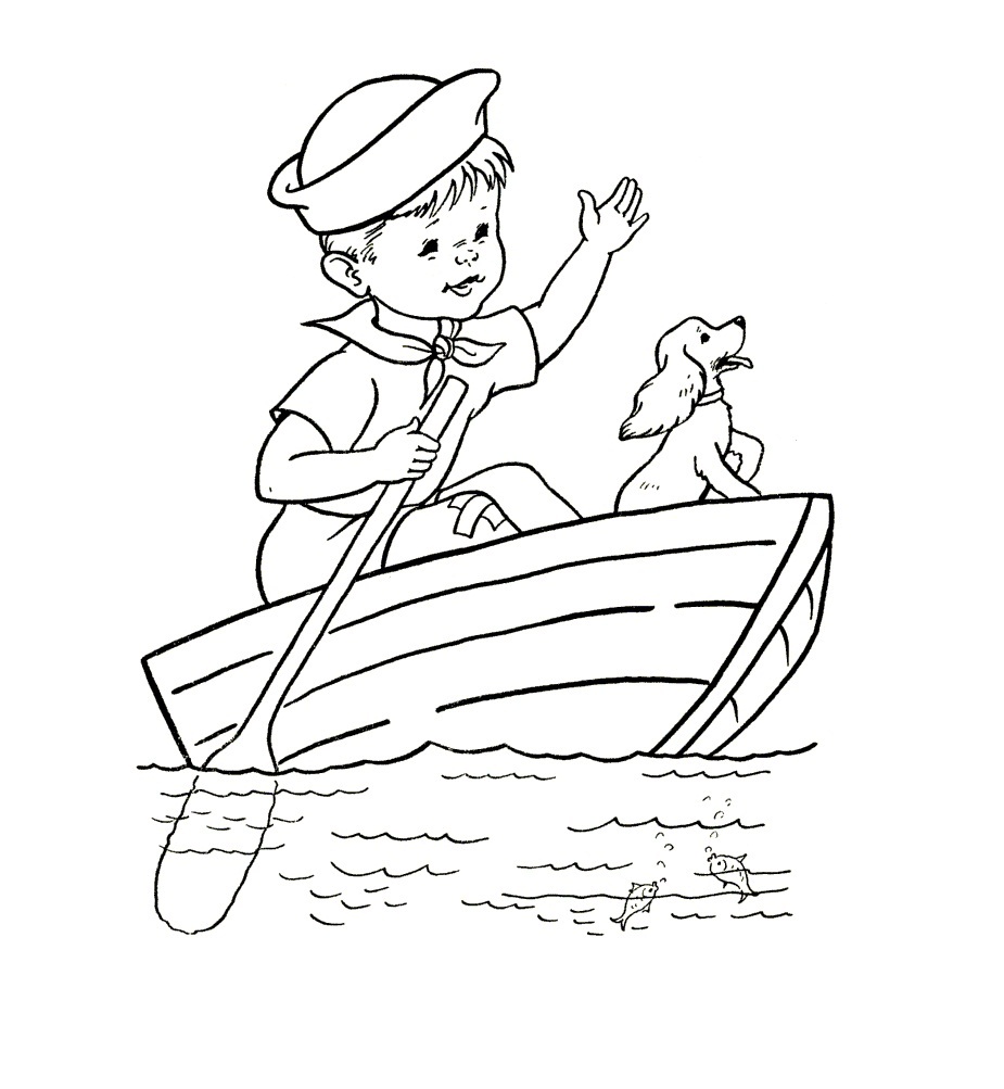 925x1003 Cool Yacht Coloring Page Of 48 Foot Motor Boat Free Sharp Ships