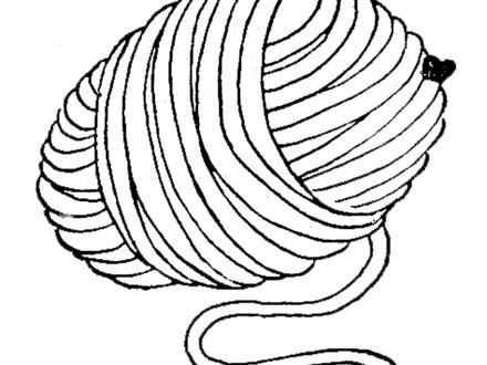 440x330 Yarn Coloring Page Twisty Noodle, Yarn Coloring Page