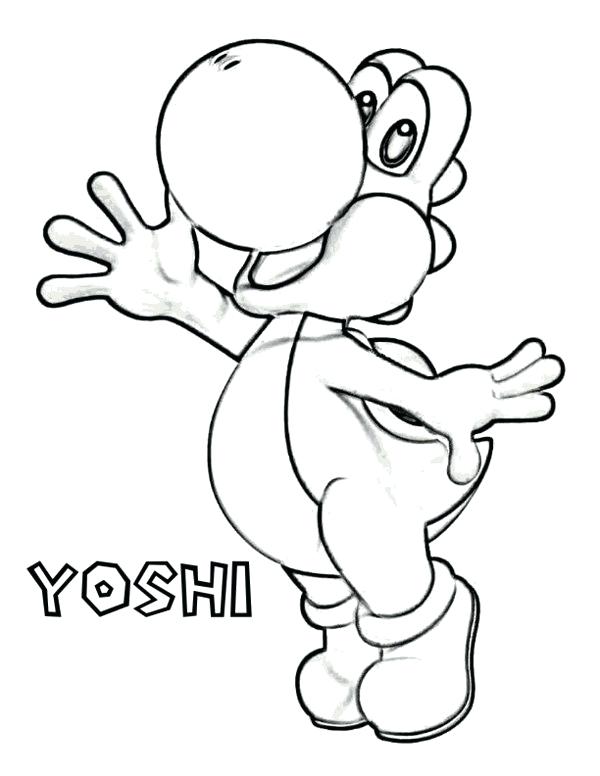 600x776 Yoshi Coloring Page Super Coloring Pages Yarn Yoshi Coloring Page