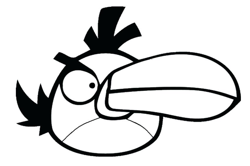 850x567 Chuck The Yellow Bird Coloring Page Free Printable Pages