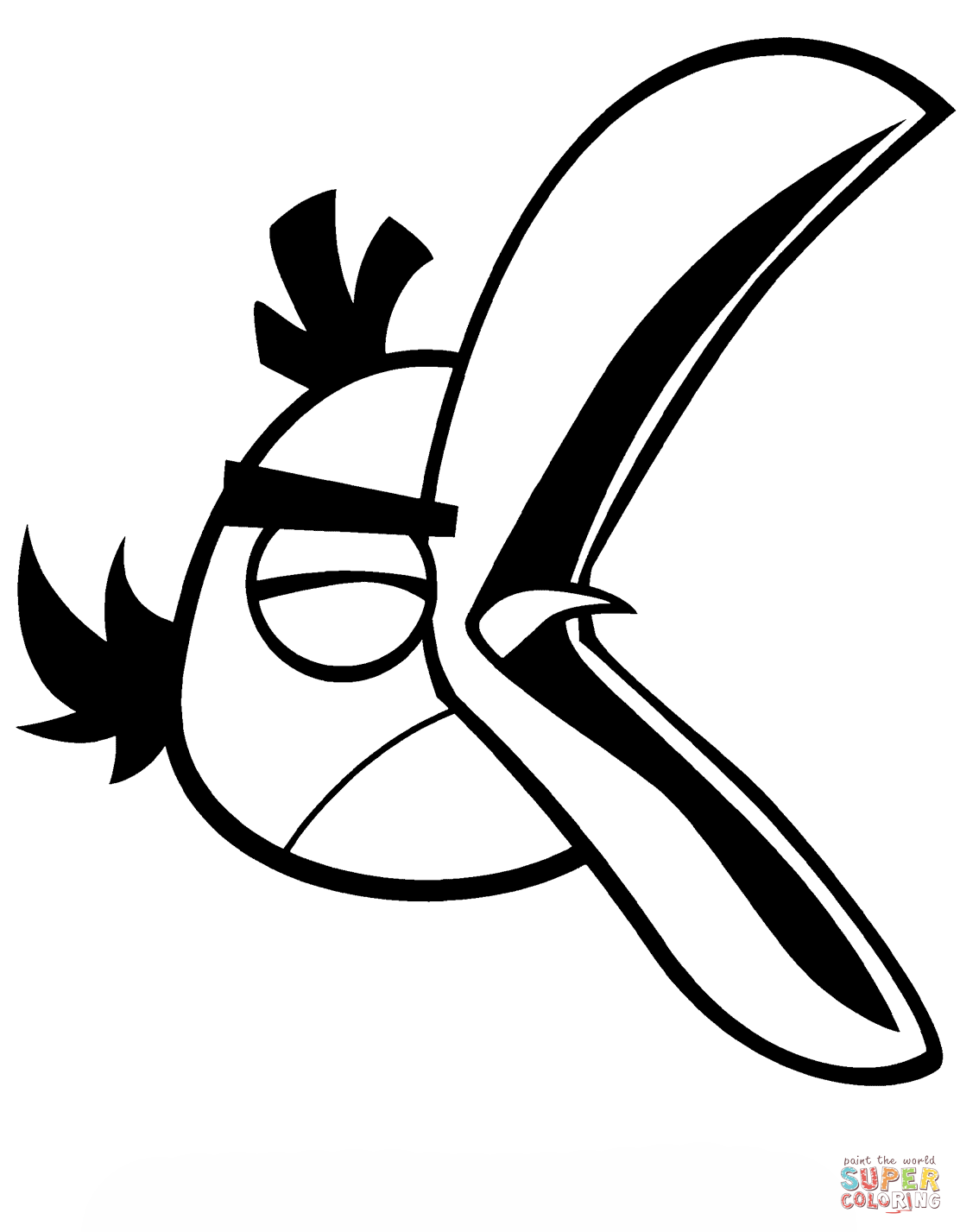 1112x1427 Innovative Angry Birds Bomb Bird Coloring Pages Chuck The Yellow