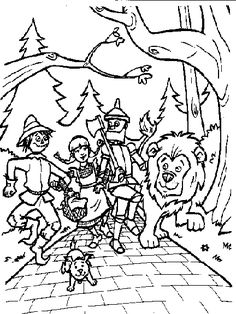 236x314 Download Wizard Of Oz Coloring Pages Church Young Women'S