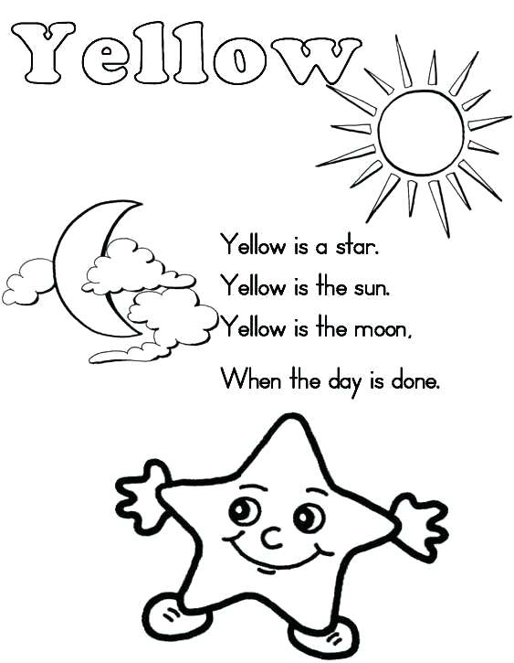 563x725 Duck Song Coloring Pages Yellow Coloring Page Yellow Song Coloring