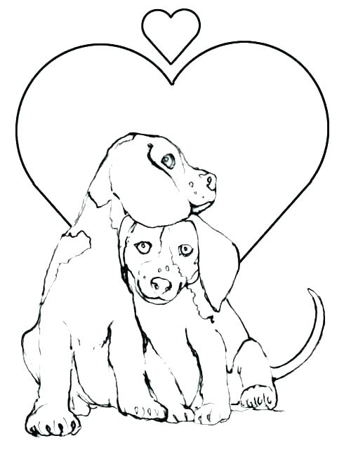 500x652 Puppy Printable Coloring Pages Puppy Printable Coloring Pages