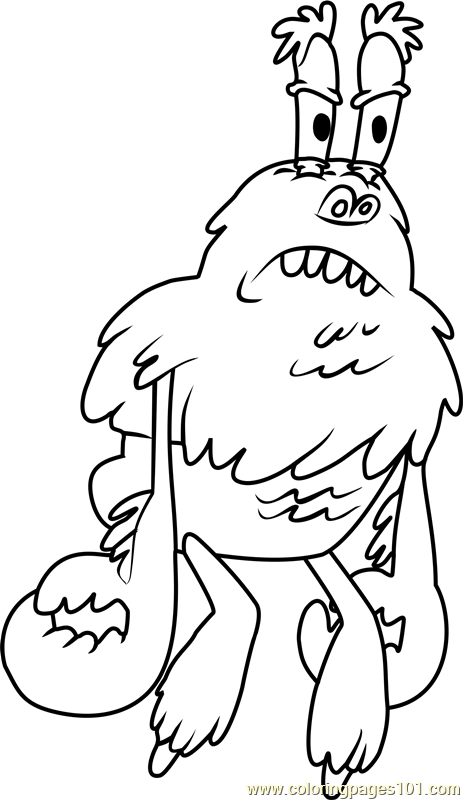 463x800 The Yeti Crab Coloring Page