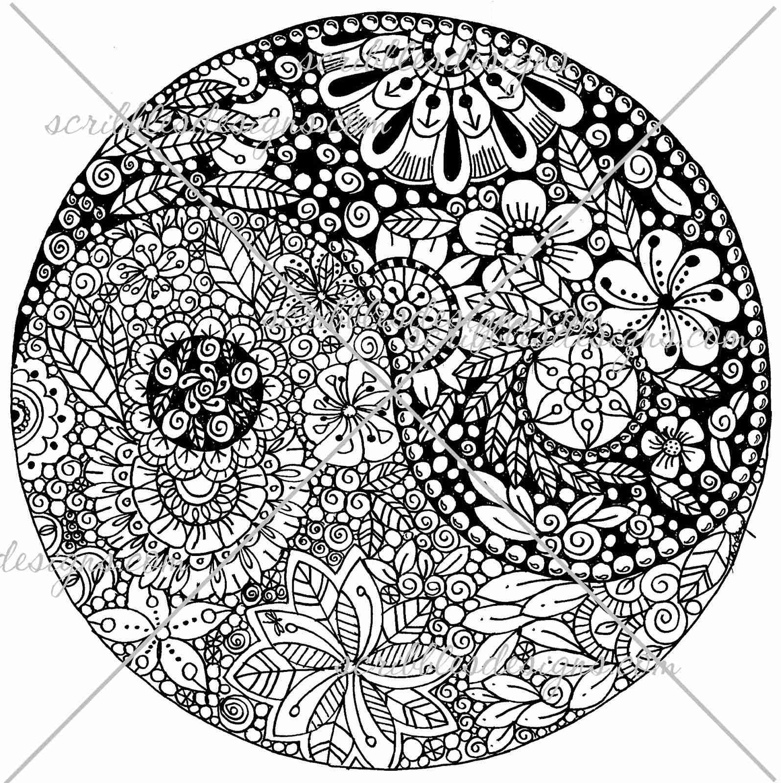1595x1600 Yin Yang Coloring