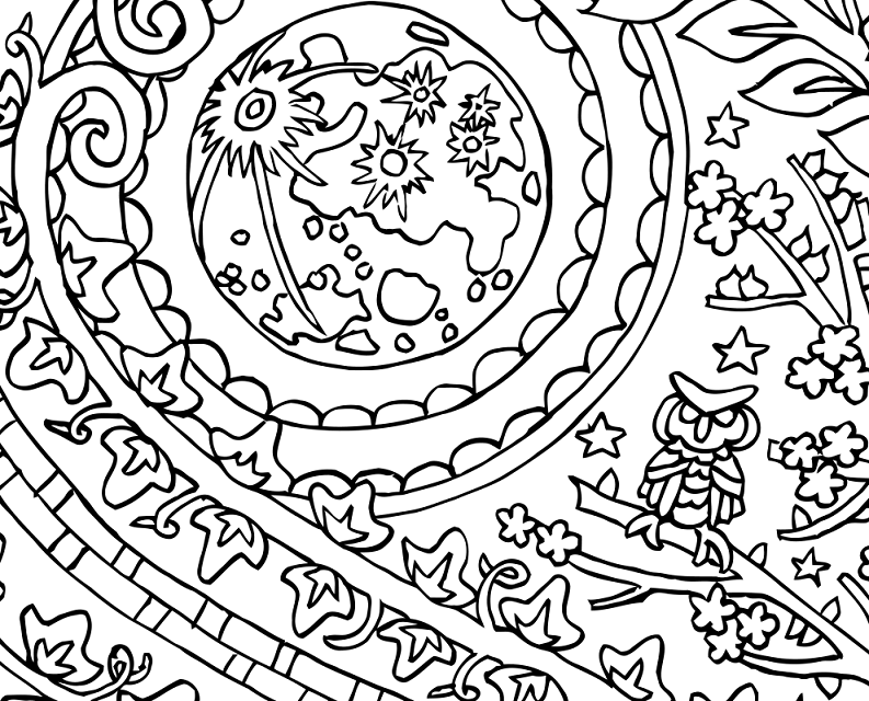 793x640 Yin Yang Moon And Sun