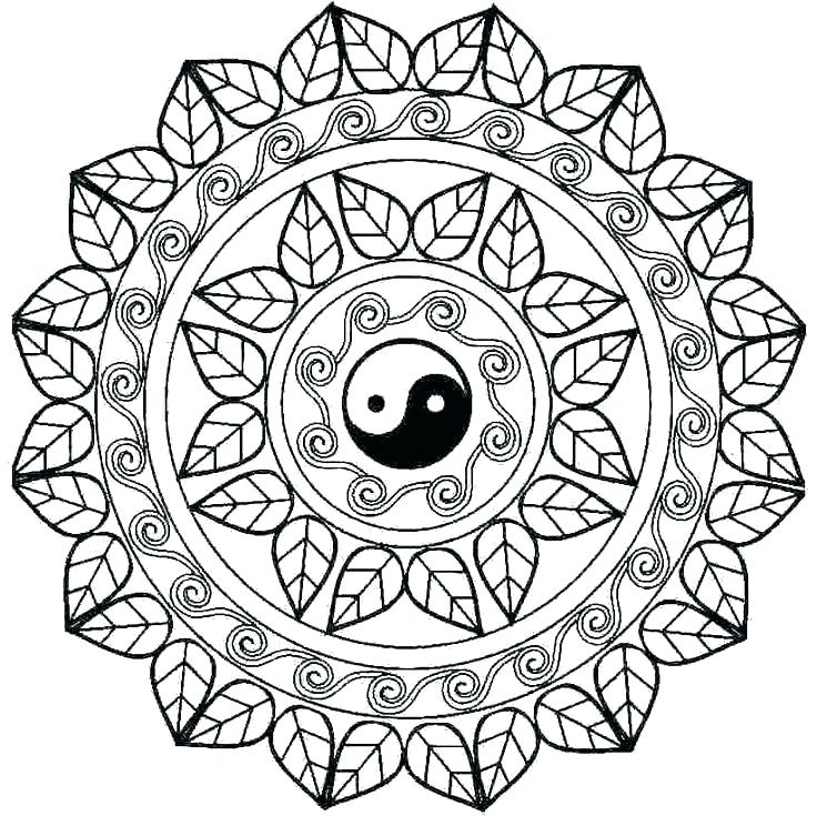 736x753 Mandalas Coloring Pages Mandala Coloring Pages 5 Mandala Coloring