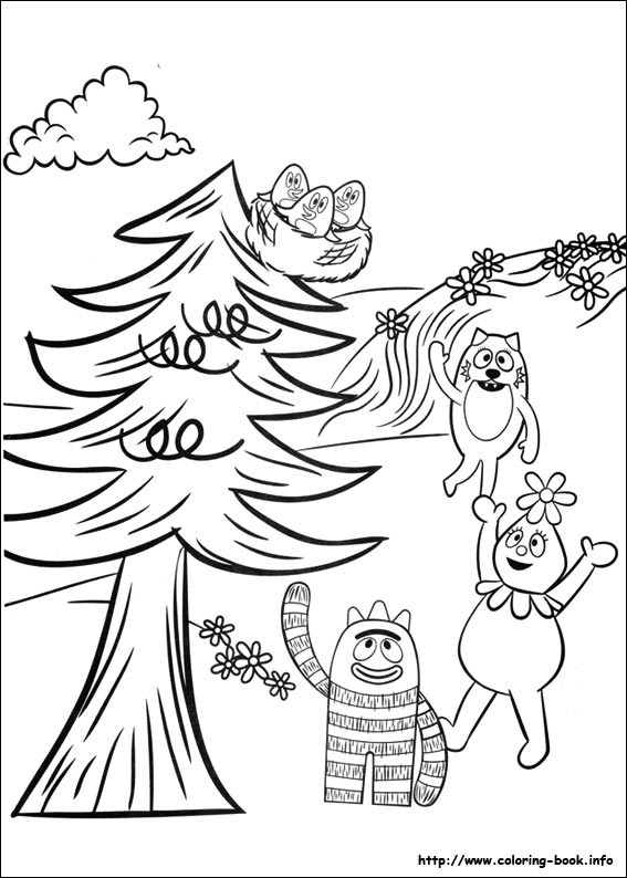 567x794 Yo Gabba Gabba! Coloring Pages On Coloring