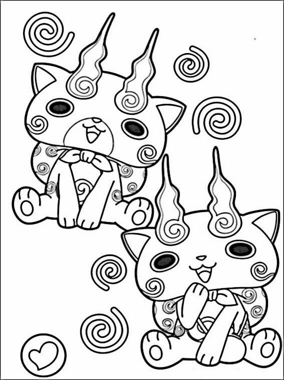 568x758 Yo Kai Watch Coloring Pages 5 Coloring Pages For Kids