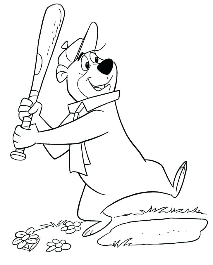 728x907 Yogi Bear Coloring Pages Yogi Bear Coloring Pages Yogi Bear