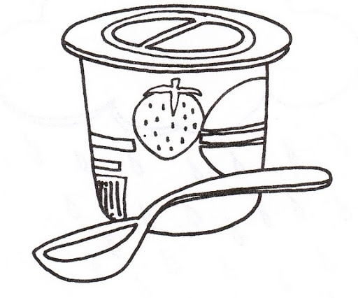 512x426 Yogurt Clipart Coloring Pencil And In Color Yogurt Clipart
