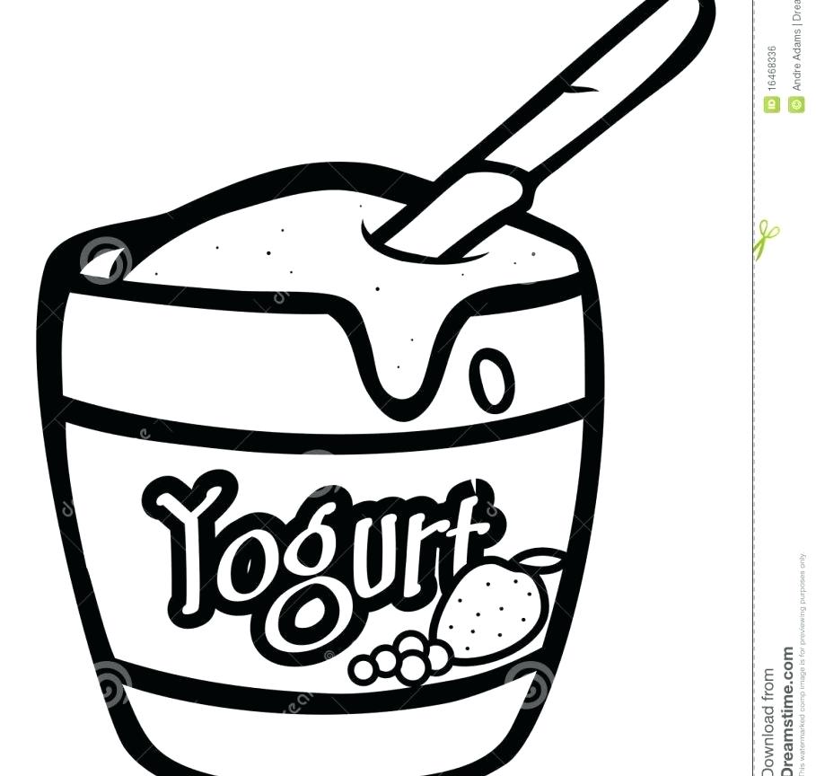 909x864 Yogurt Coloring Page Coloring Page Yogurt Free Printable Kids