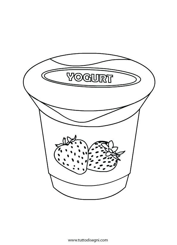 595x822 Yogurt Coloring Page Muffin Coloring Page Frozen Yogurt Coloring