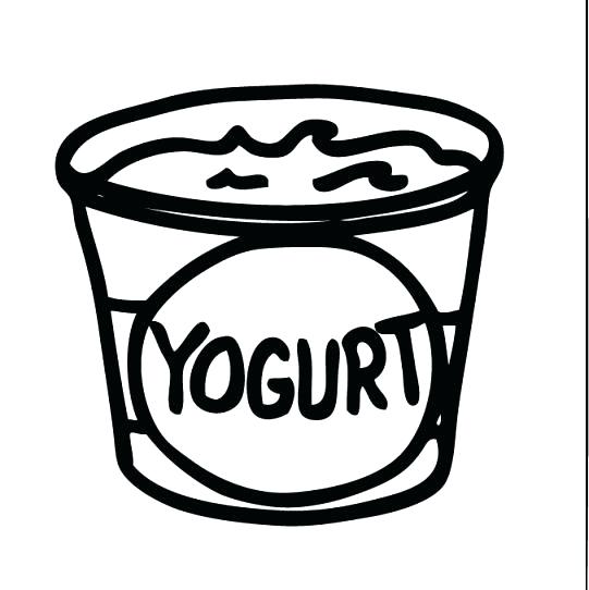 541x542 Yogurt Coloring Page Yogurt Coloring Page Frozen Yogurt Coloring
