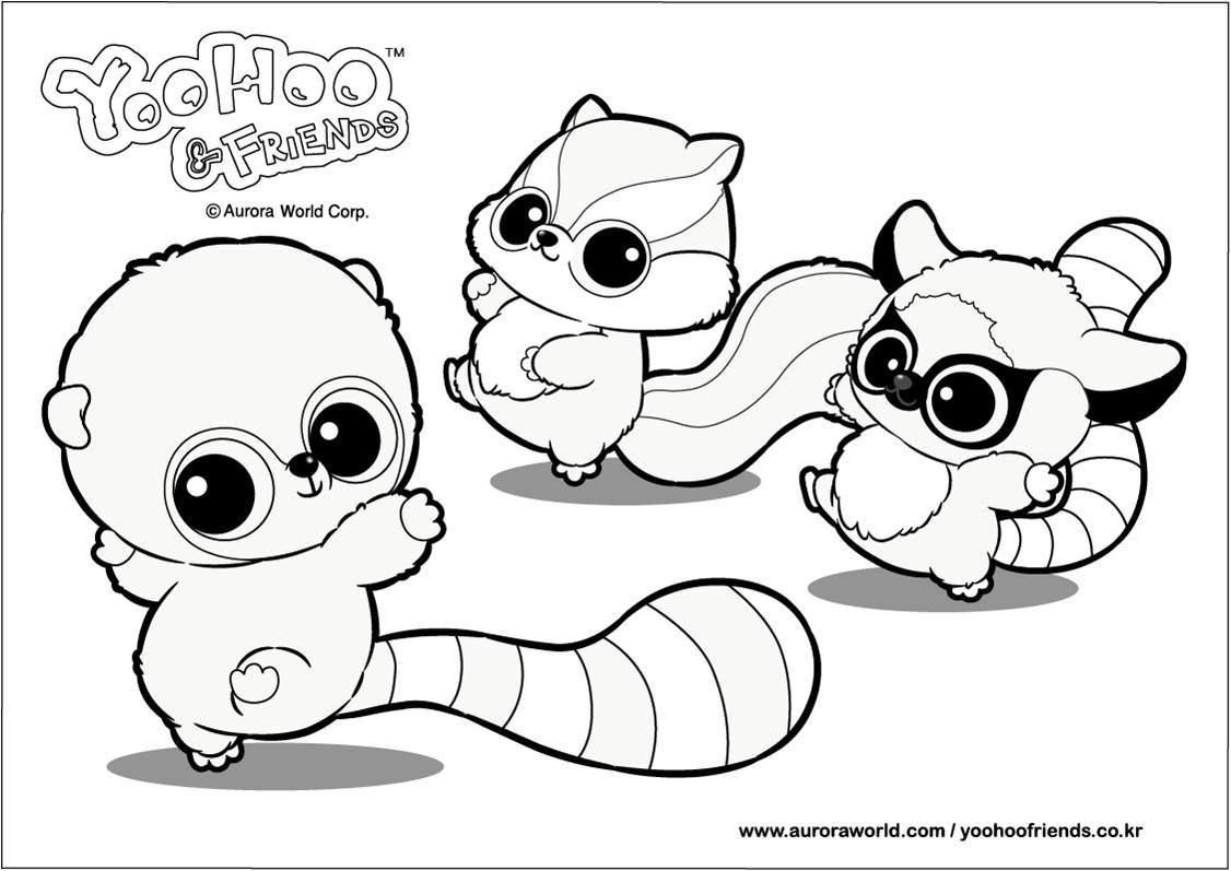 Yoohoo And Friends Coloring Pages