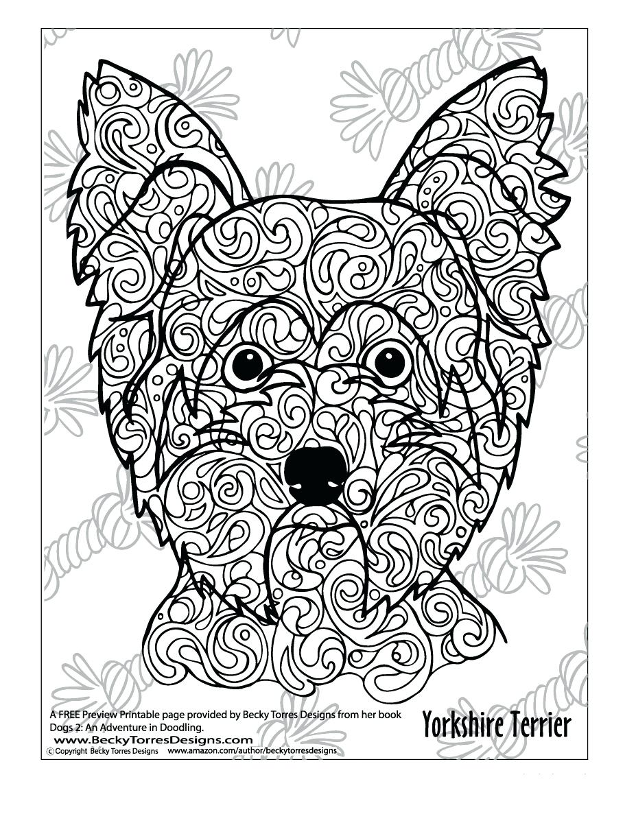 927x1200 Articles With Yorkie Coloring Pages Tag Remarkable Brilliant
