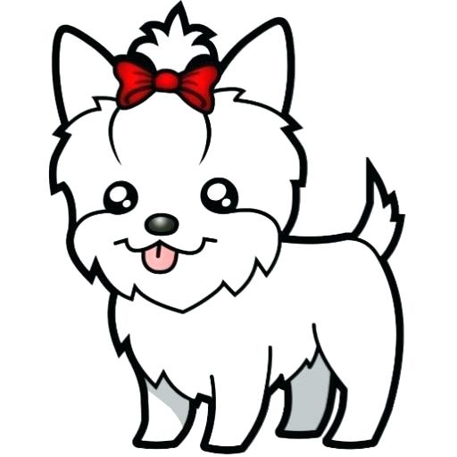 512x512 Teacup Puppies Coloring Pages