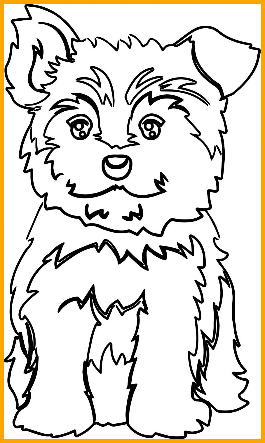908x1520 Astonishing Yorkie Puppy Color Dog Coloring Page Wecoloringpage