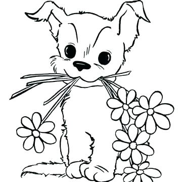 360x360 Coloring Pages Of Yorkies Coloring Pages Puppy Page Bell Colouring