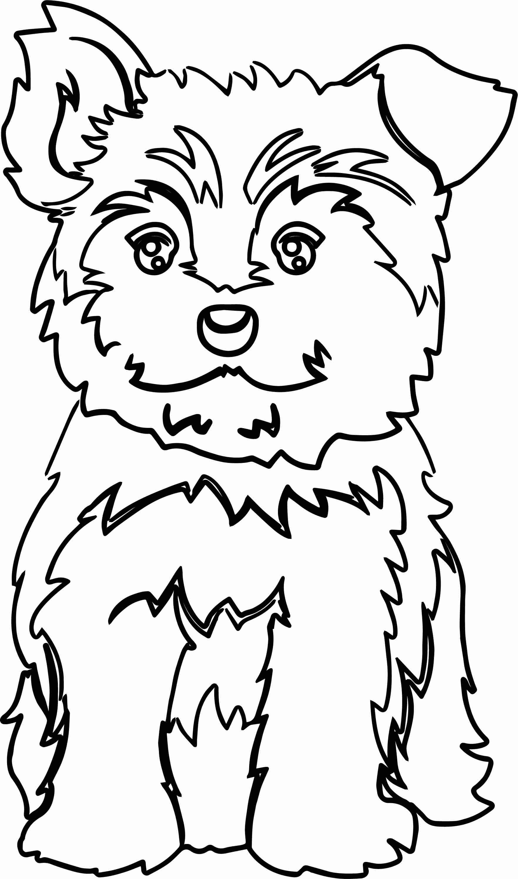 1763x2987 Yorkshire Terrier Coloring Pages Remarkable Yorkie Olegratiy