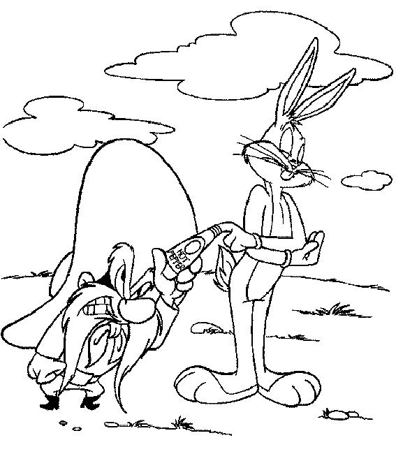 567x650 Looney Tunes Coloring Book Pages Cartoon Looney Tunes