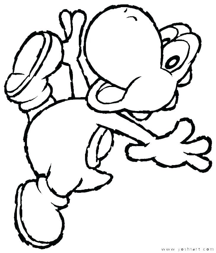 Yoshi Coloring Pages