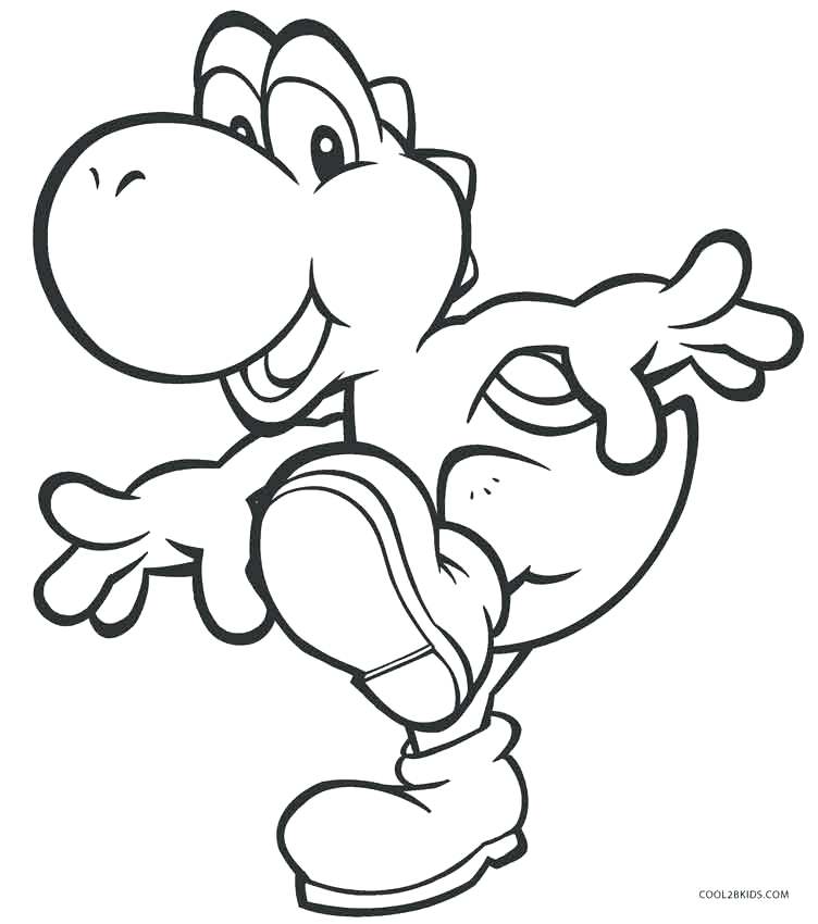 752x850 Yoshi Coloring Pages Coloring Page Baby Yoshi Colouring Pages