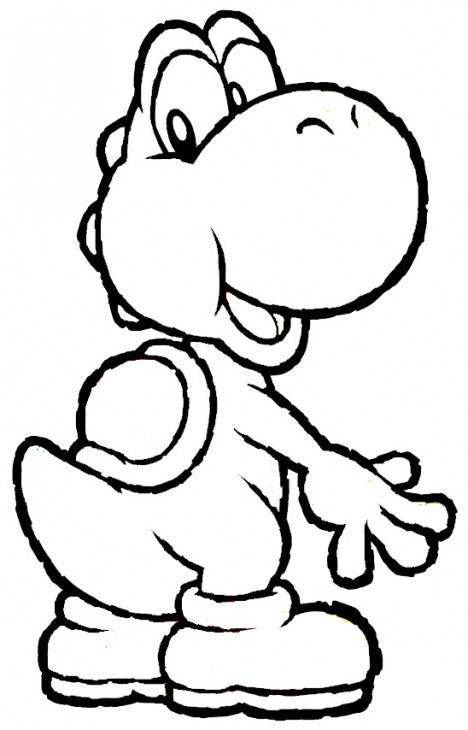 468x730 Coloring Pages Yoshi Wagashiya