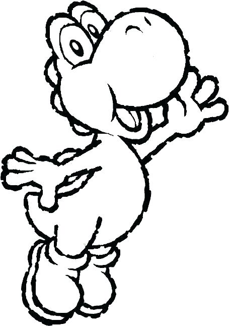 455x646 Yoshi Coloring S Print Yoshi Coloring Pages