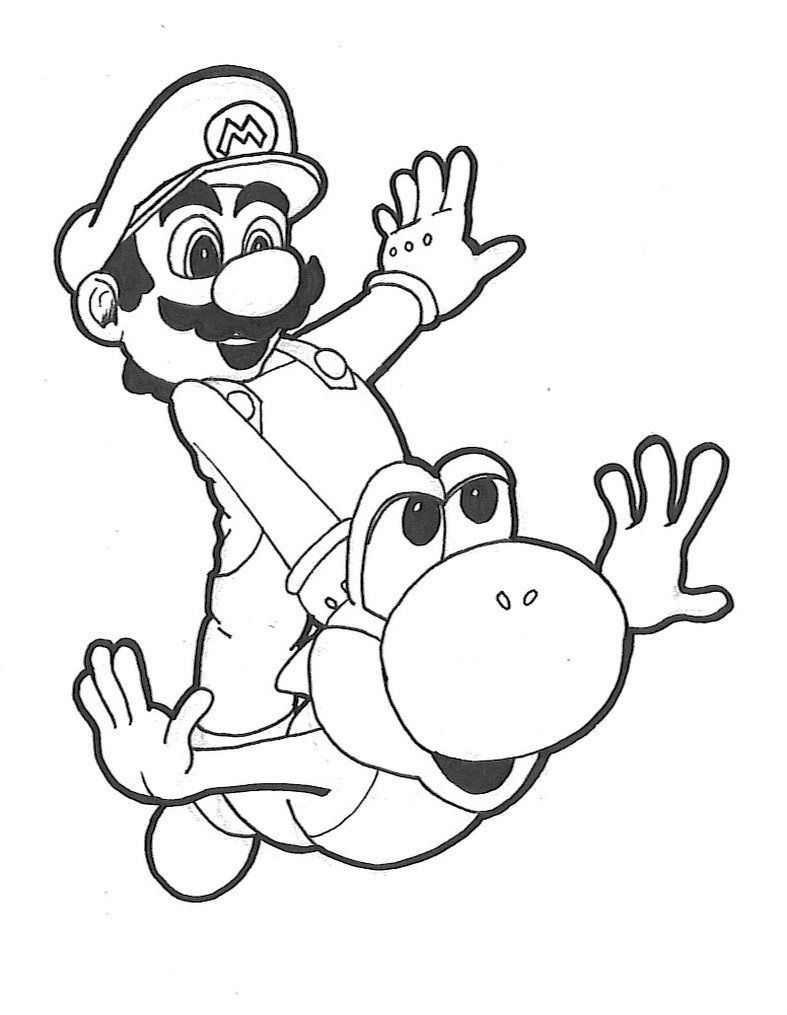 787x1015 Free Printable Yoshi Coloring Pages For Kids Yoshi And Free