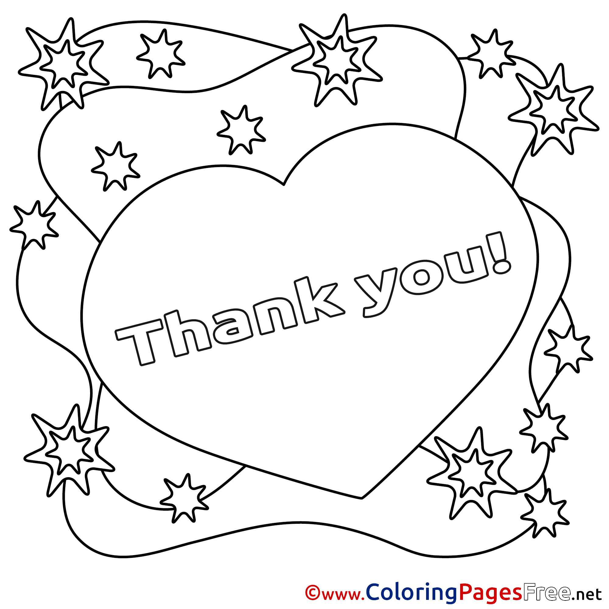 2001x2001 Thank You Coloring Pages