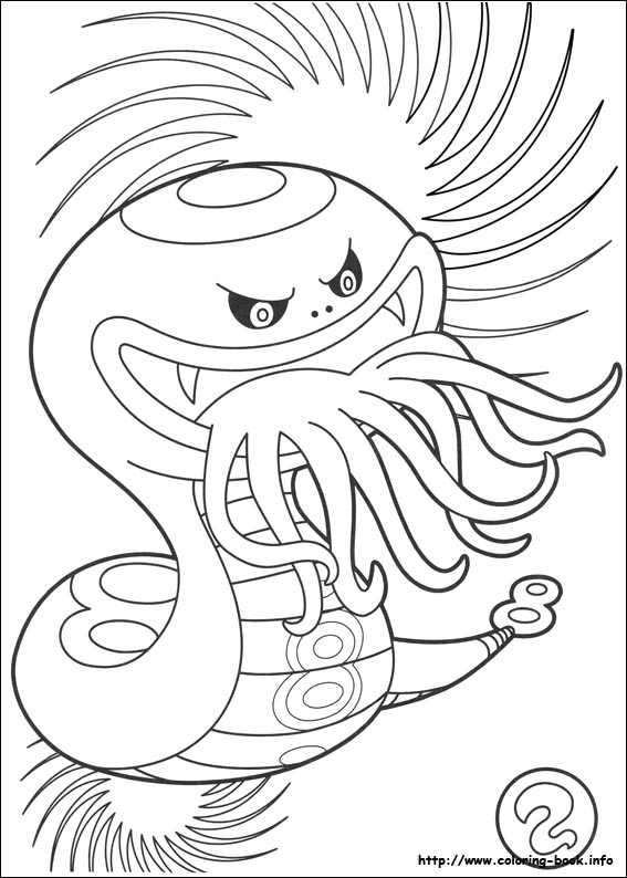 567x794 Yo Kai Watch Coloring Picture