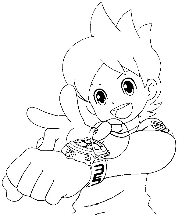 620x704 Coloring Pages Yo Kai Watch Drawing