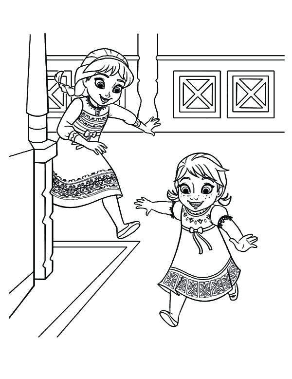 600x778 Coloring Pages Elsa And Anna Young And Coloring Pages A Coloring