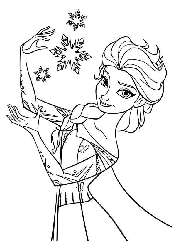 600x834 Frozen Elsa Coloring Pages Or Beautiful Frozen Young Elsa Coloring