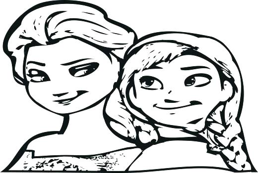 520x350 Anna And Elsa Coloring Pages Inspirational Princess Coloring Pages