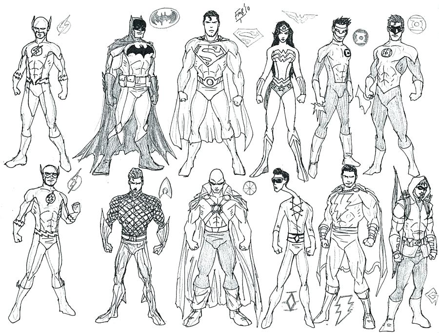 900x682 Young Justice Coloring Pages Young Justice Coloring Pages Exciting