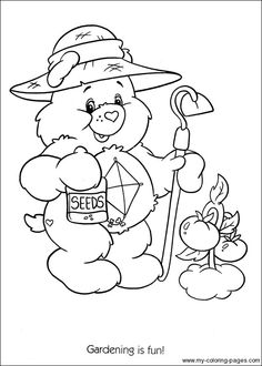 236x330 Care Bears Coloring Pages Bedtime Bear 1 Carebears