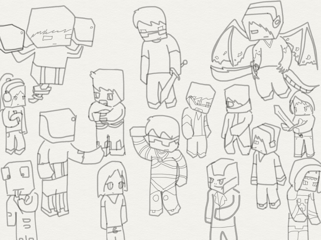 1024x768 Minecraft Skydoesminecraft Coloring Pages