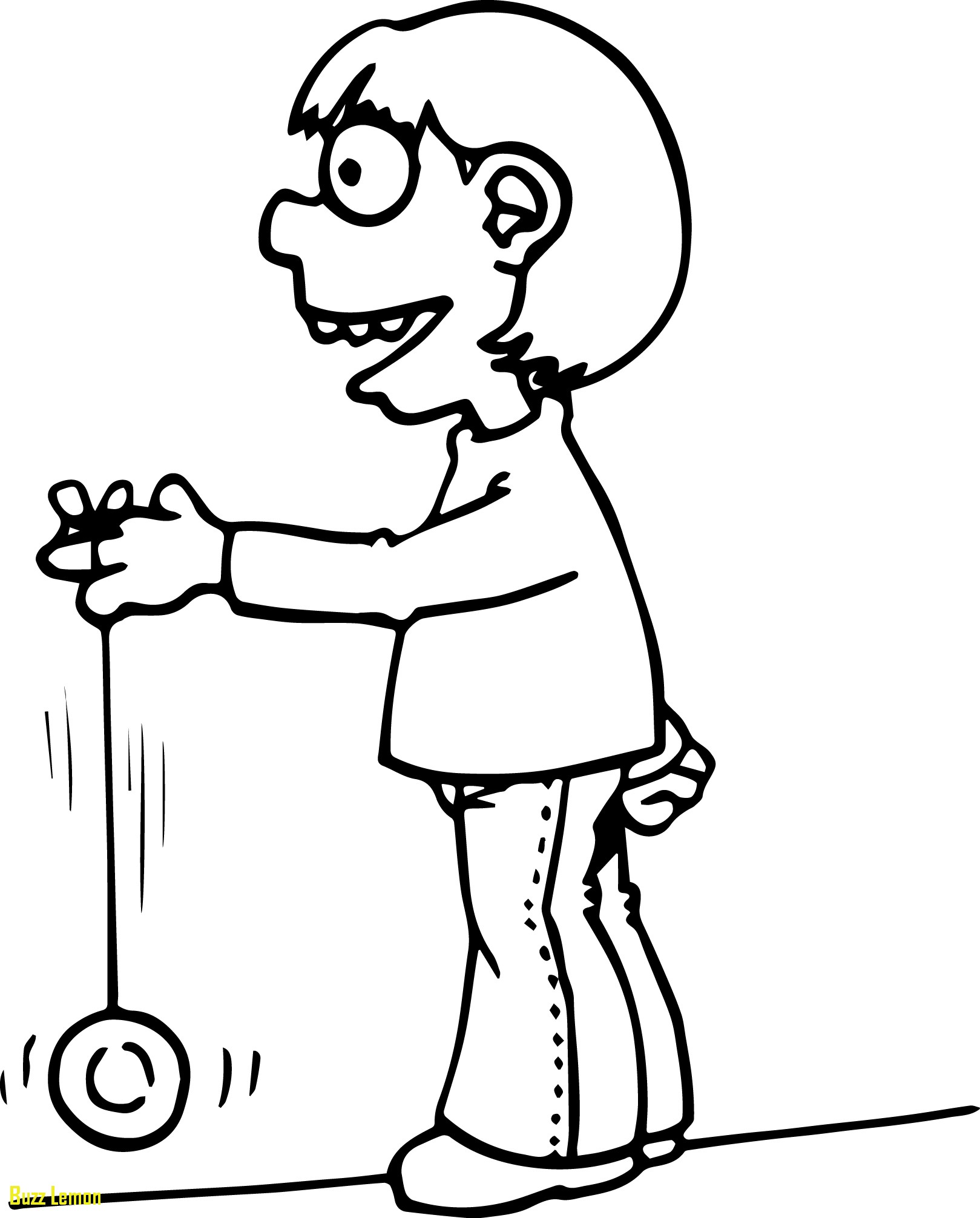 1619x2012 Coloring Page Yoyo Inspirational Children Playing Yoyo Coloring