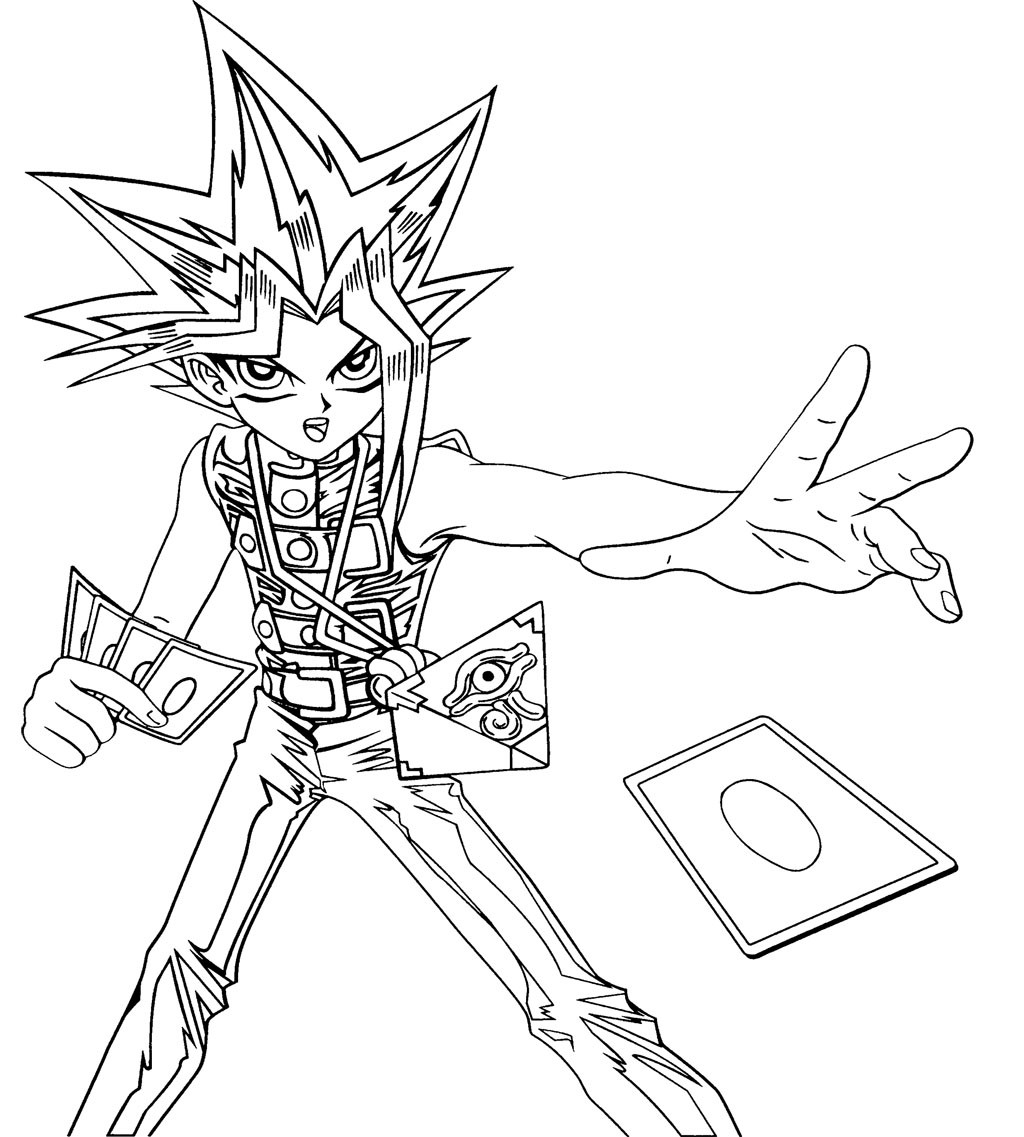 1024x1137 Lifetime Yugioh Coloring Sheets Yu Gi Oh Cards Cast Page Kids