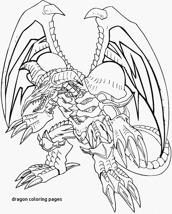 590x732 Black Skull Dragon Yu Gi Oh Coloring Pages Dragons For Dragon