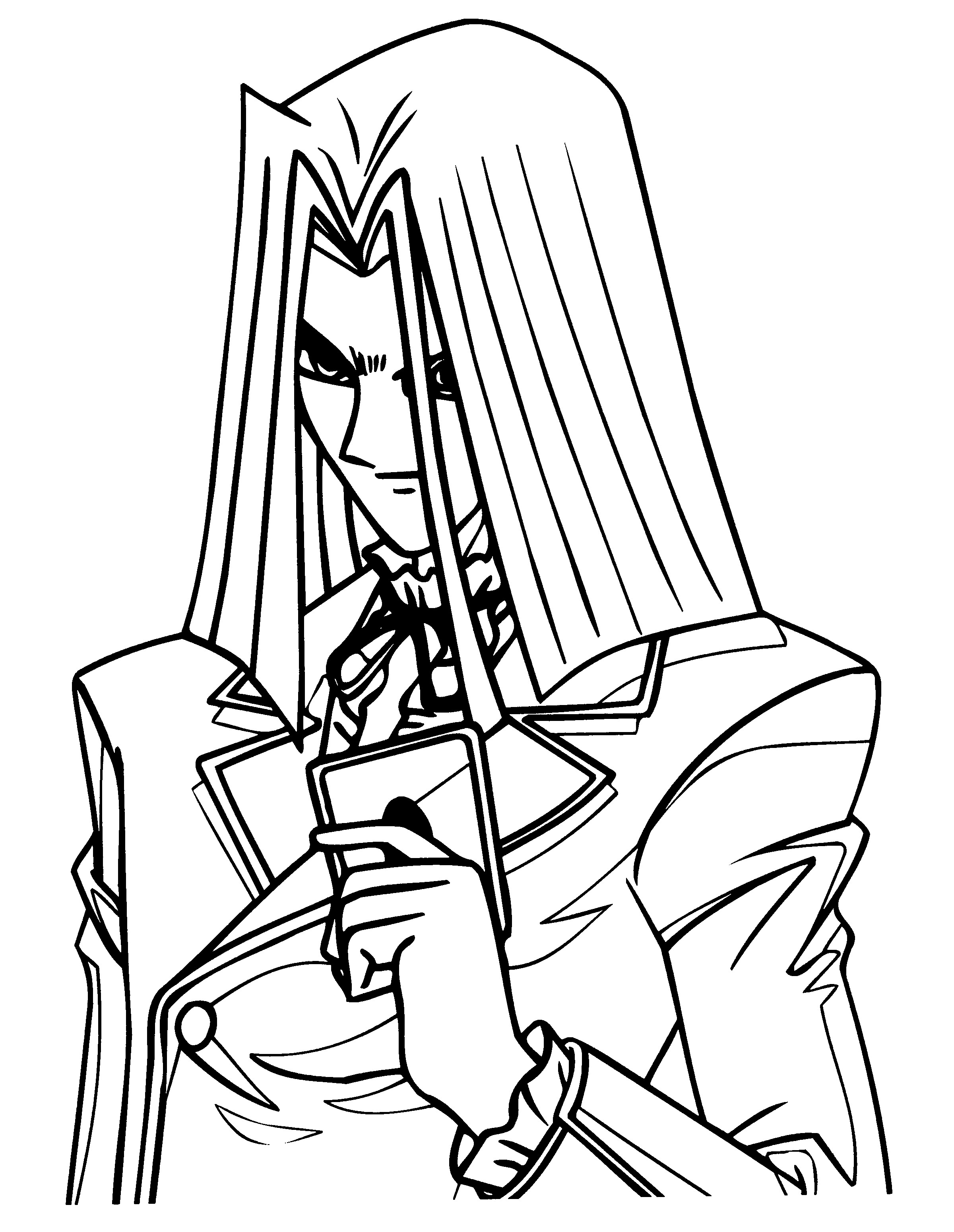 2400x3100 Informative Yugioh Coloring Sheets Sonic Rivals Pages Copy Yu Gi
