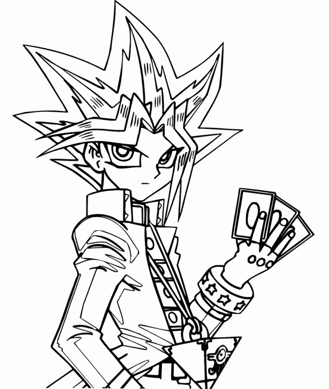 640x758 Yugioh Coloring Pages Inspirational Yugioh Book Coloring Home