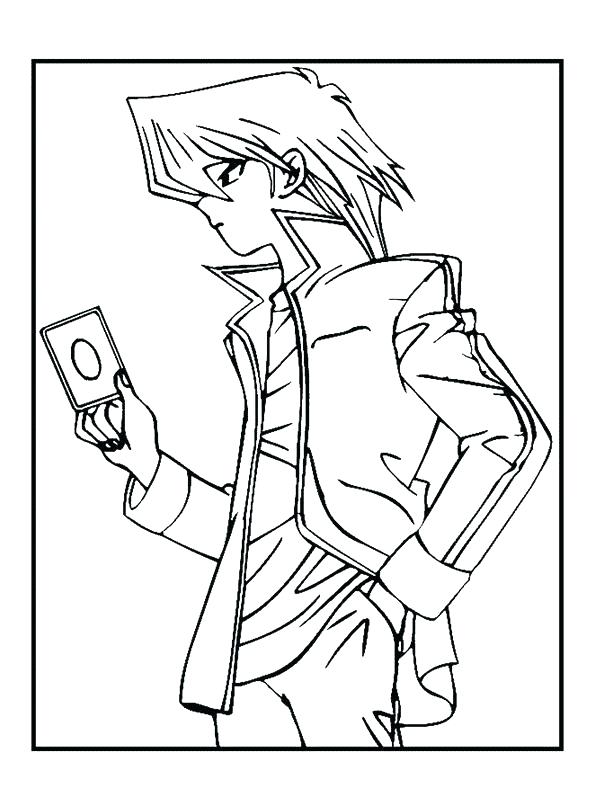 601x787 Yugioh Coloring Page