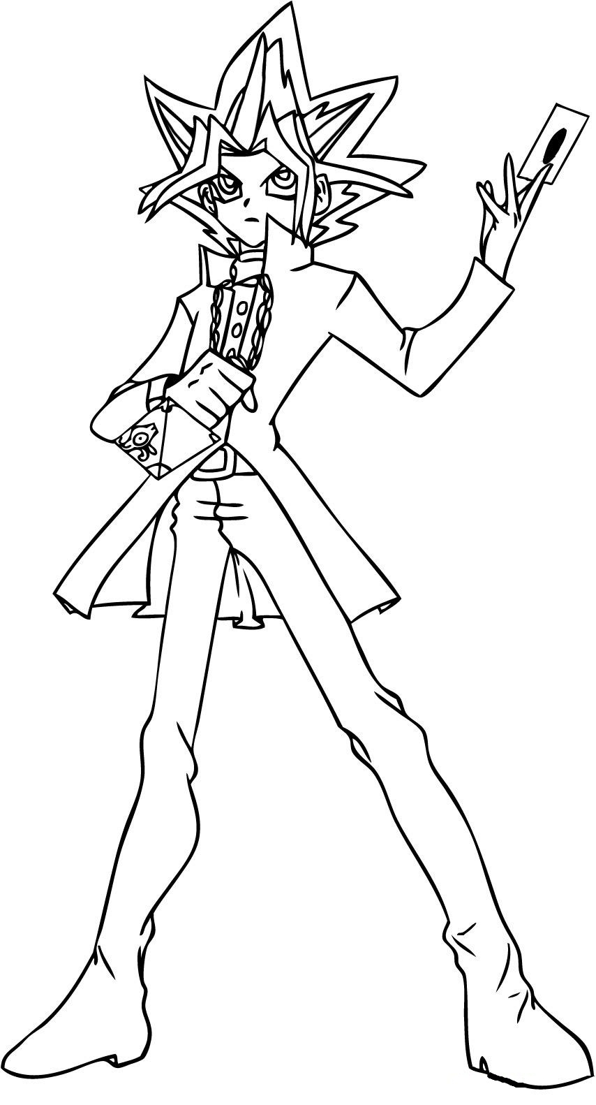 854x1582 Free Printable Yugioh Coloring Pages For Kids