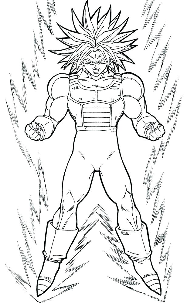 616x999 Dragon Ball Z Coloring Pages Goku 10
